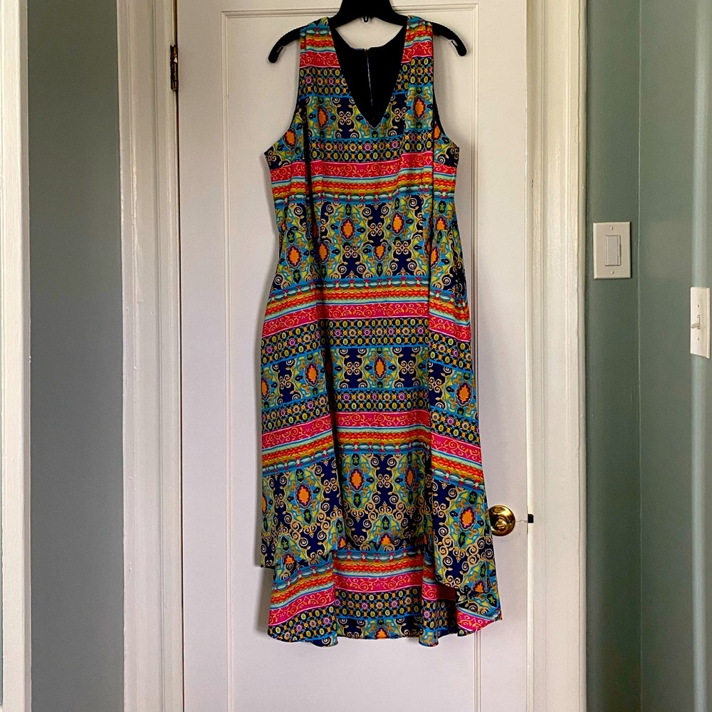 Summer Sundress with boho chic pattern